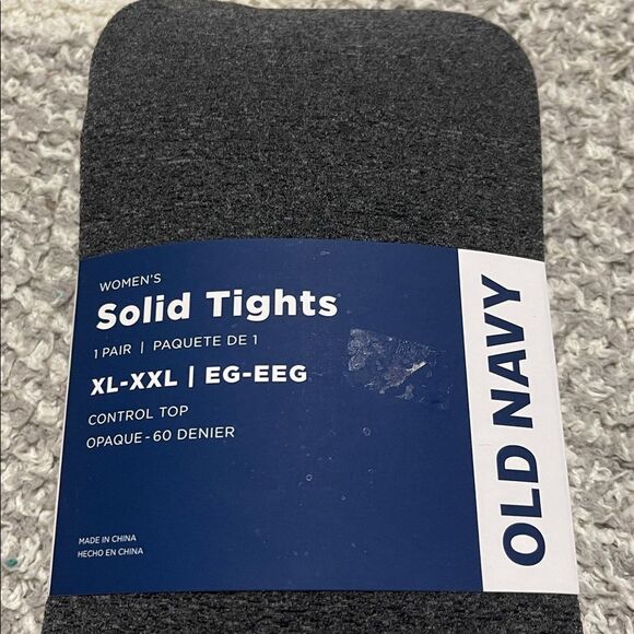 NIP- Old Navy- XL-XXL. grey tights - Picture 2 of 4